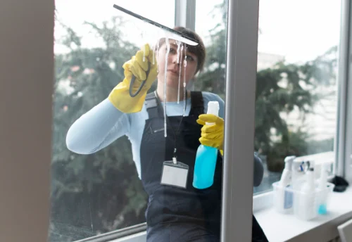Nettoyage de vitres intérieures et extérieures à Rollainville